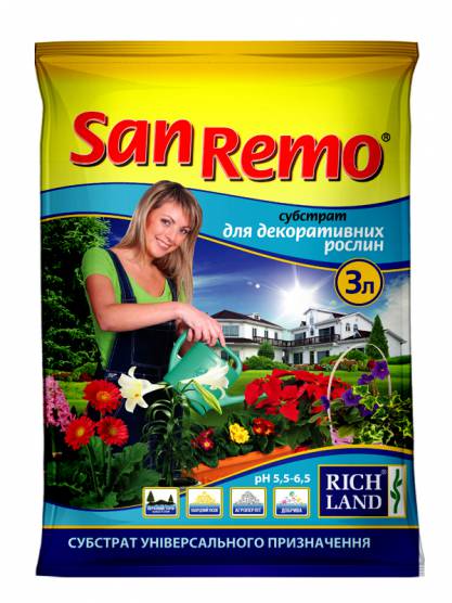 San Remo Субстрат для декоративних рослин