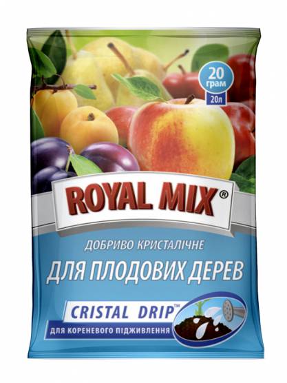 Royal Mix cristal drip для плодовых деревьев